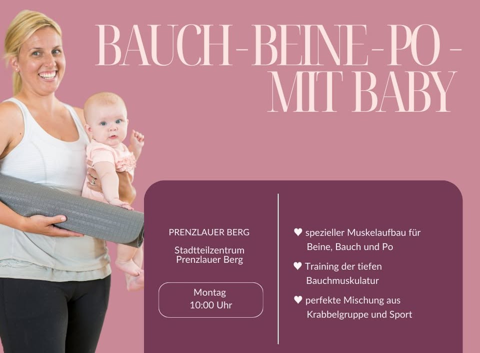 Bauch-Beine-Po mit Baby