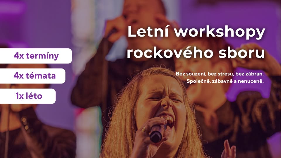 Letní workshopy rockového sboru: otevřeno pro všechny - registruj se!