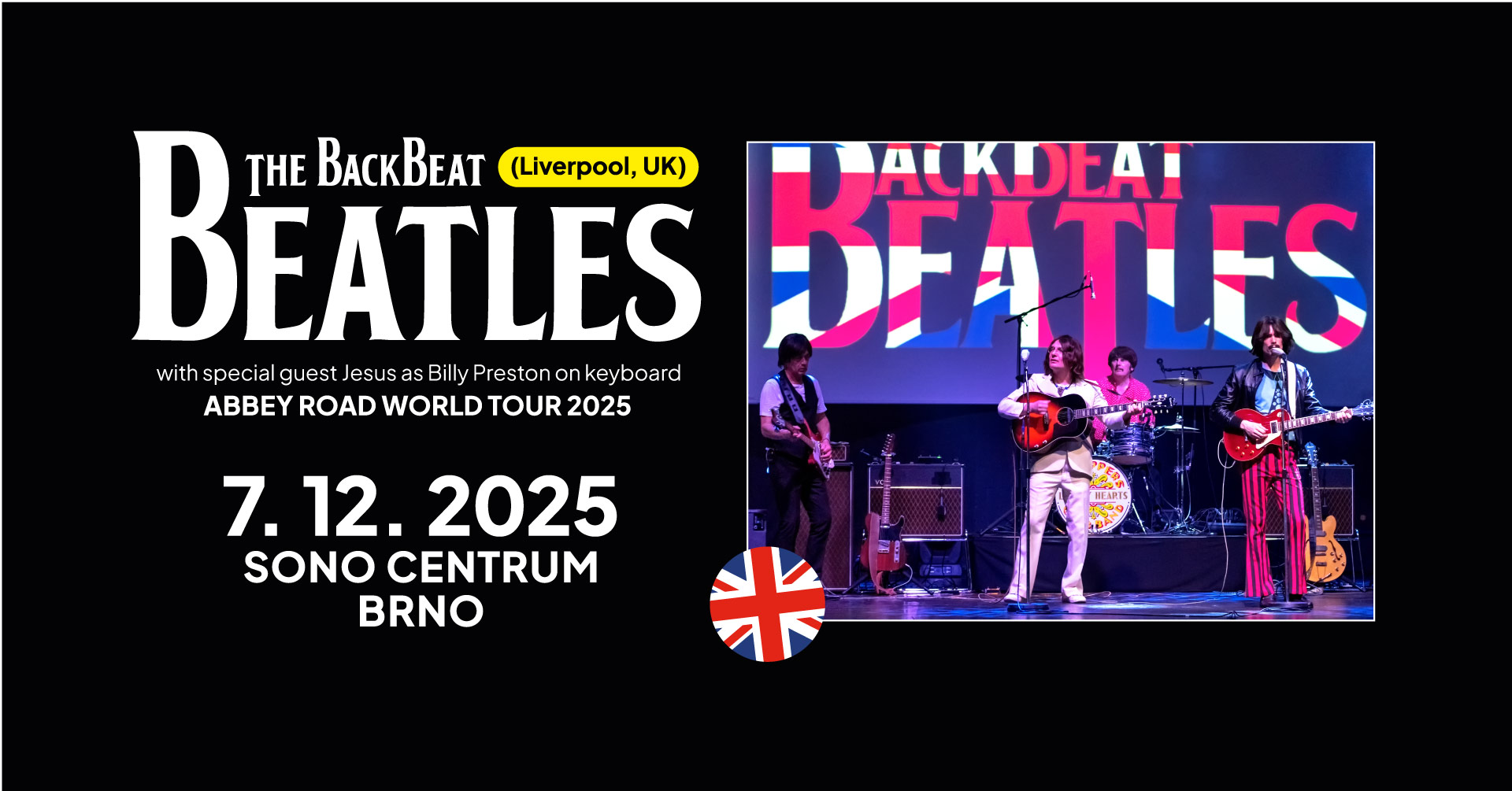 The Backbeat Beatles /UK/ - Brno - Tour 2025