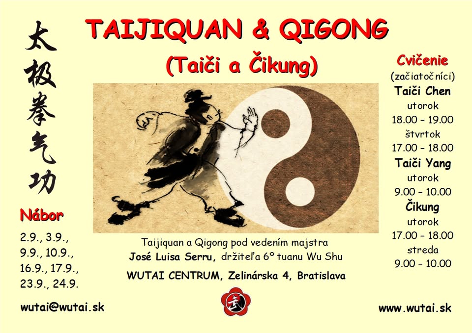 Taiči a čikung - ukážkové lekcie