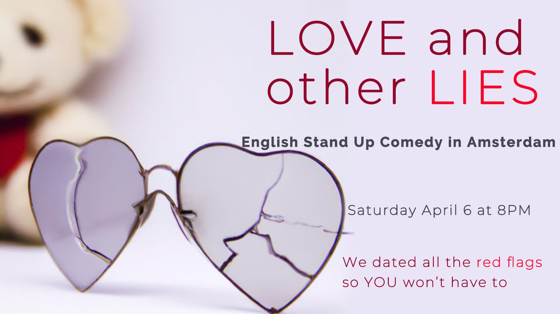 Love and other Lies - English Stand-Up Comedy Show about Dating-Amsterdam