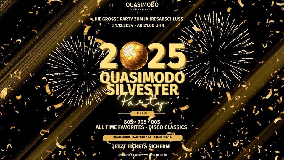 Quasimodo Silvester Party · 31.12.24