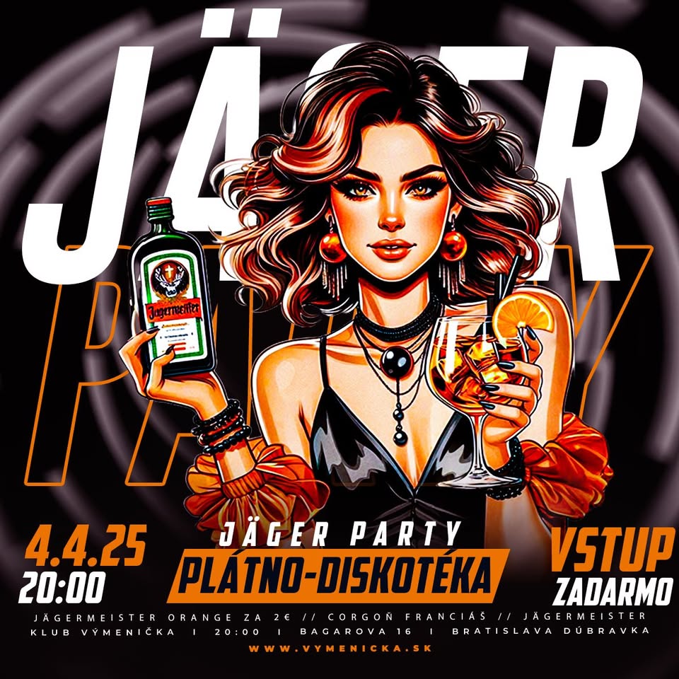 🔥 JÄGERPARTY VO VÝMENIČKE – PRÍCHOD TEPLA S CHUŤOU LEGENDY! 🔥