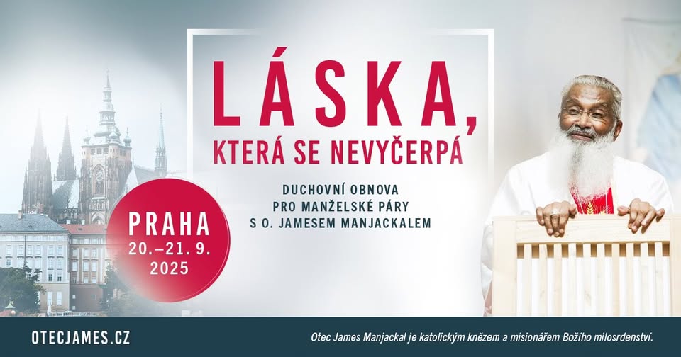 Duchovní obnova pro manžele s otcem Jamesem Manjackalem | PRAHA