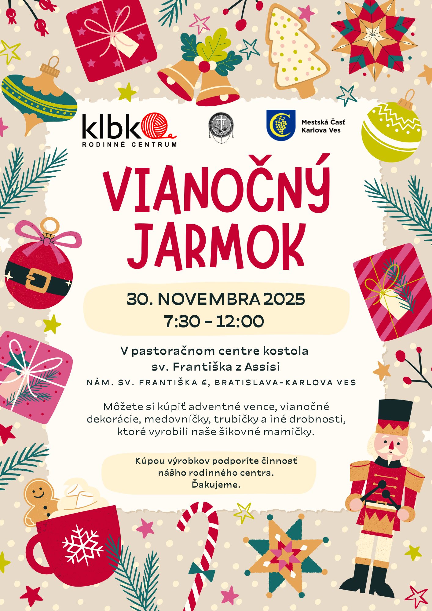 Vianočný jarmok RC Klbko