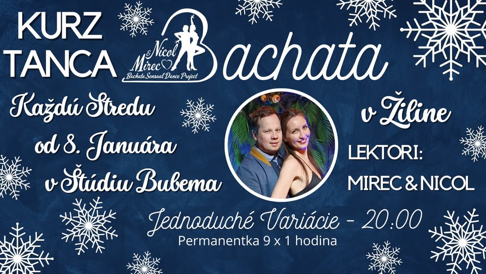Kurz Bachata Jednoduché Variácie v Žiline