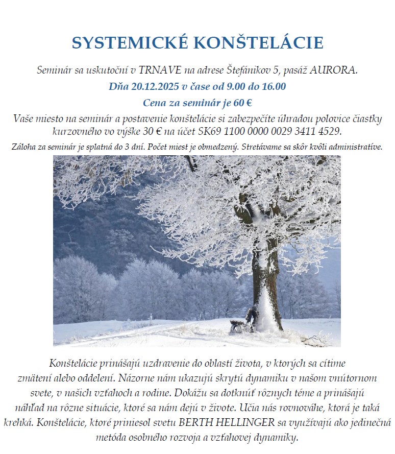 DECEMBROVÉ konštelácie
