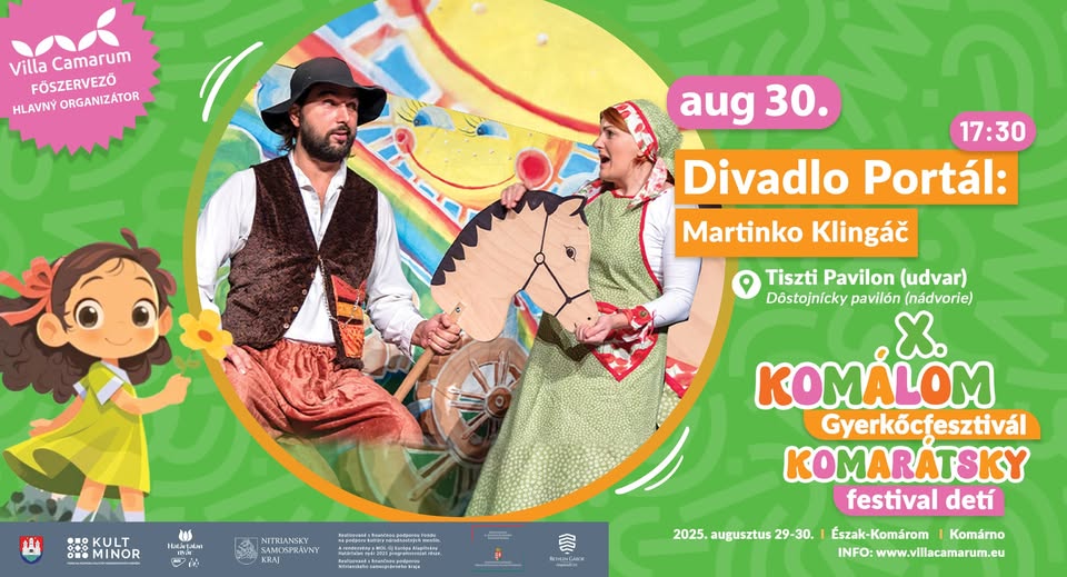 X. Komarátsky festival detí – Divadlo Portál: Martinko Klingáč