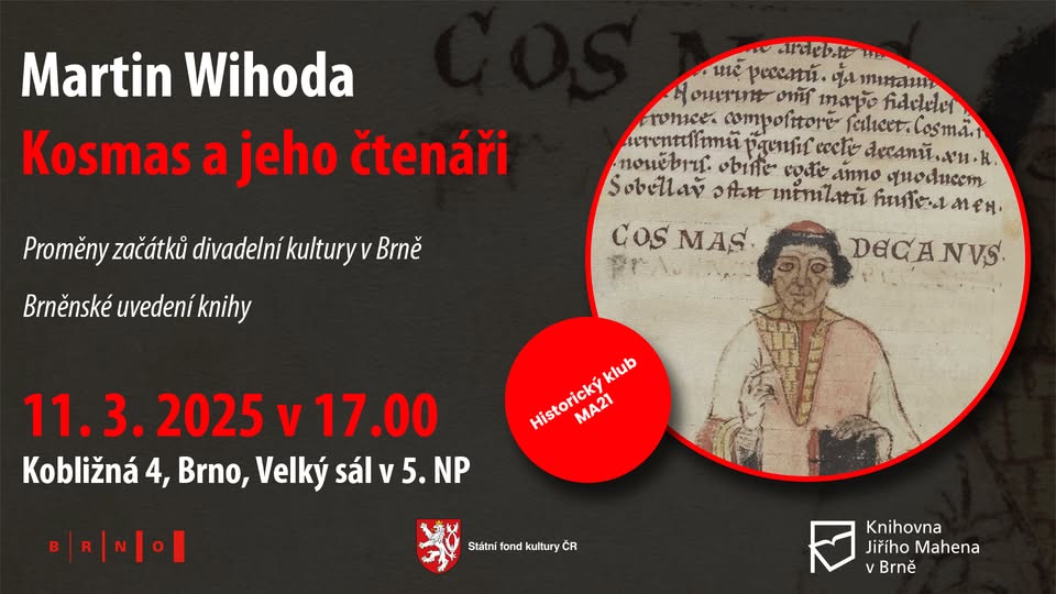 Martin Wihoda: Kosmas a jeho čtenáři
