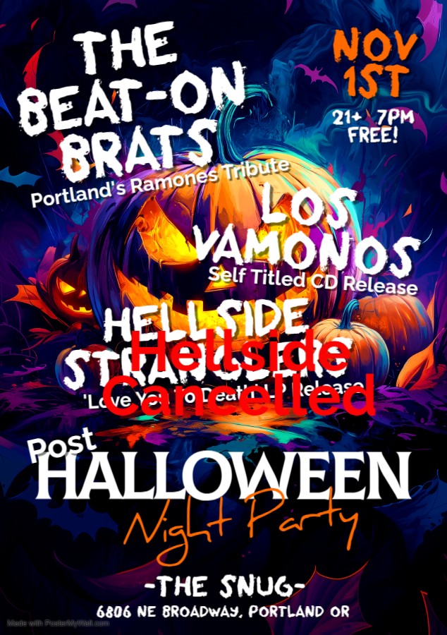 Free Post-Halloween show! The Beat-On Brats, Los Vamonos, TBD