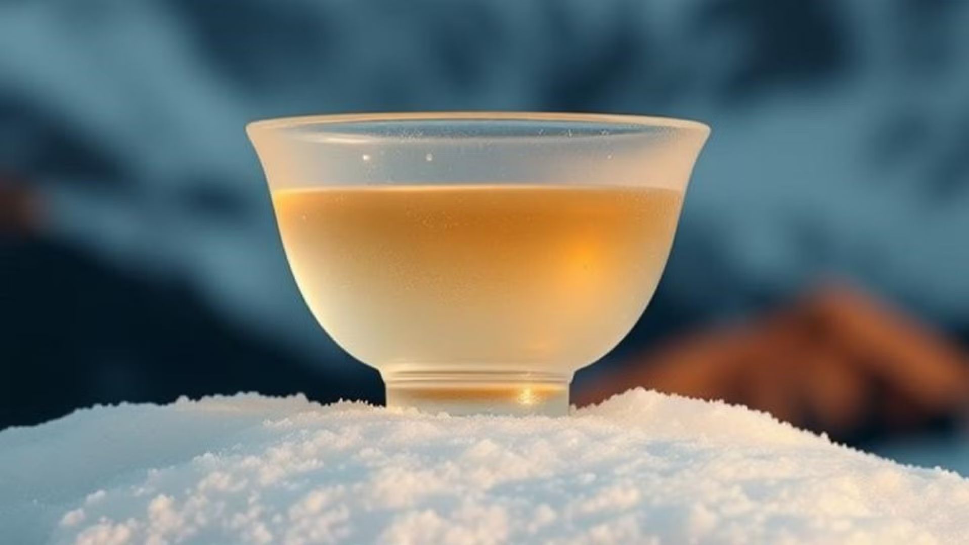 Passage of Sight: Frosted Multisensorial Truffle Tea Ceremony, Invoking Clarity