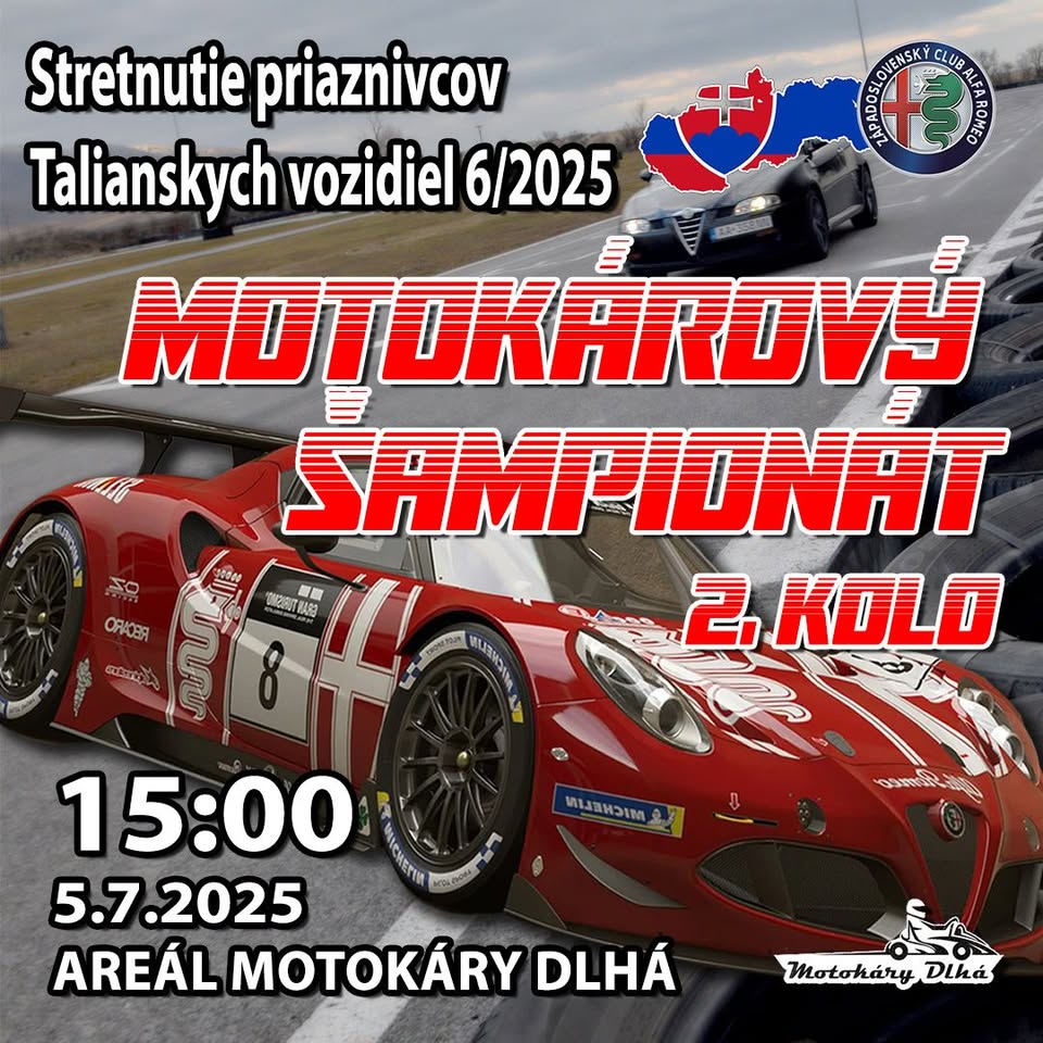 Stretnutie priaznivcov Talianskych vozidiel 6/2025