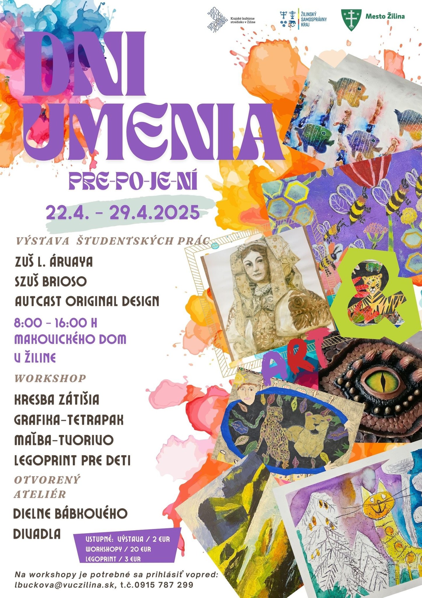 Vernisáž  "Dni umenia" PRE-PO-JE-NÍ