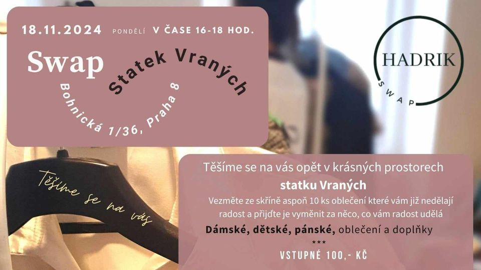 Swap na statku Vraných ☕