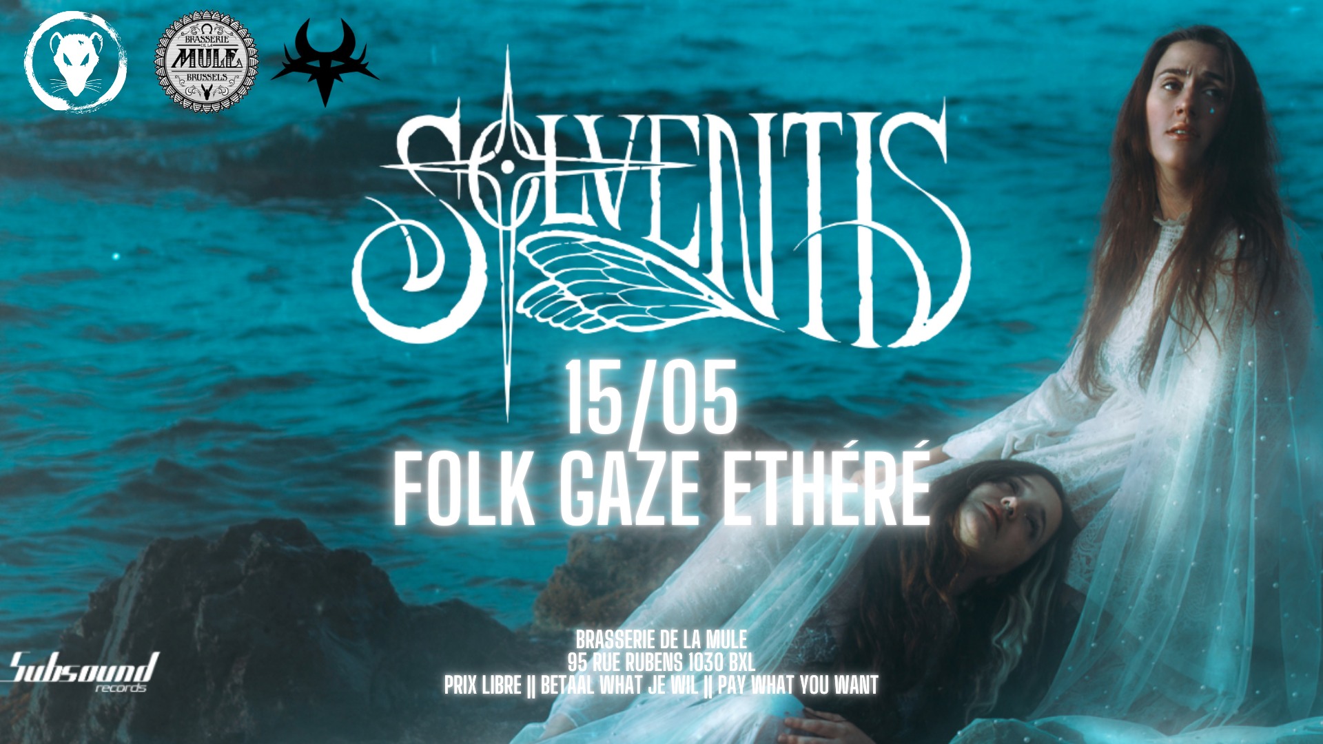 Solventis + Moon Before Sunrise • 15/05 • La Mule
