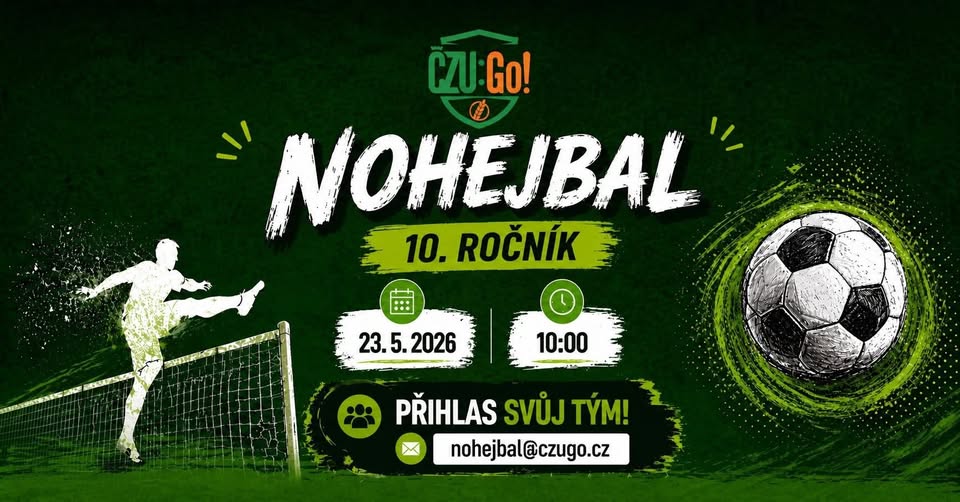 Nohejbalový turnaj ČZU:Go! 2026