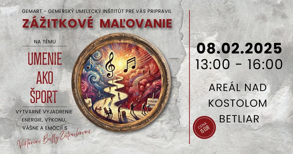 Zážitkové maľovanie - Umenie ako šport, Betliar