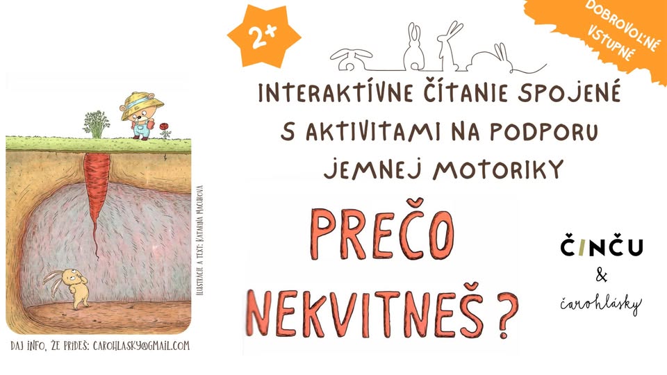 Interaktívne čítanie s čarohláskami - Vstupné dobrovoľné