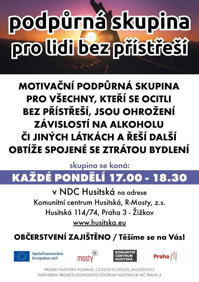 Podpůrná skupina pro lidi bez domova ohrožené závislostí