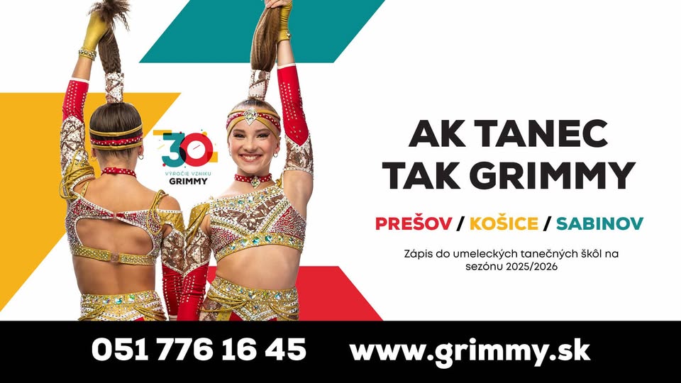 ZÁPIS do GRIMMY Prešov, Košice, Sabinov - 2025/26
