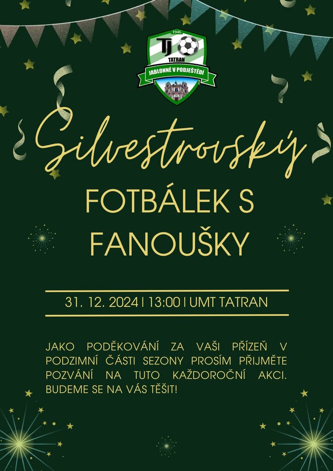 Silvestrovský fotbálek na Tatranu 🍾