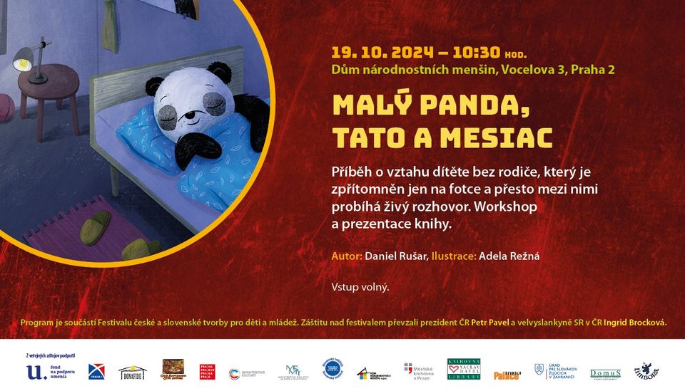 Workshop pre deti a prezentácia knihy: Malý Panda, Tato a mesiac