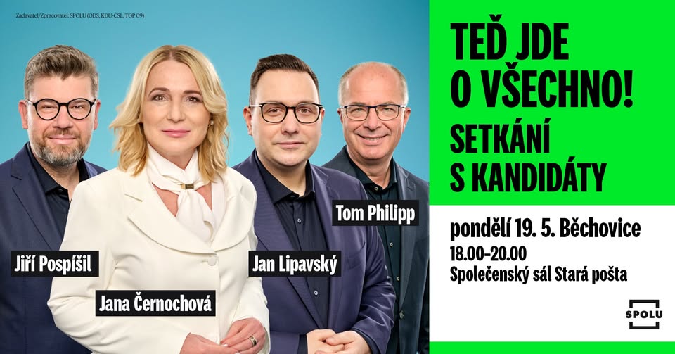 Setkání s kandidáty SPOLU v Běchovicích