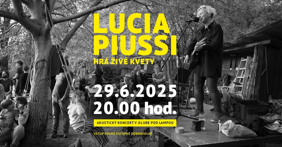 Lucia Piussi spieva Živé kvety