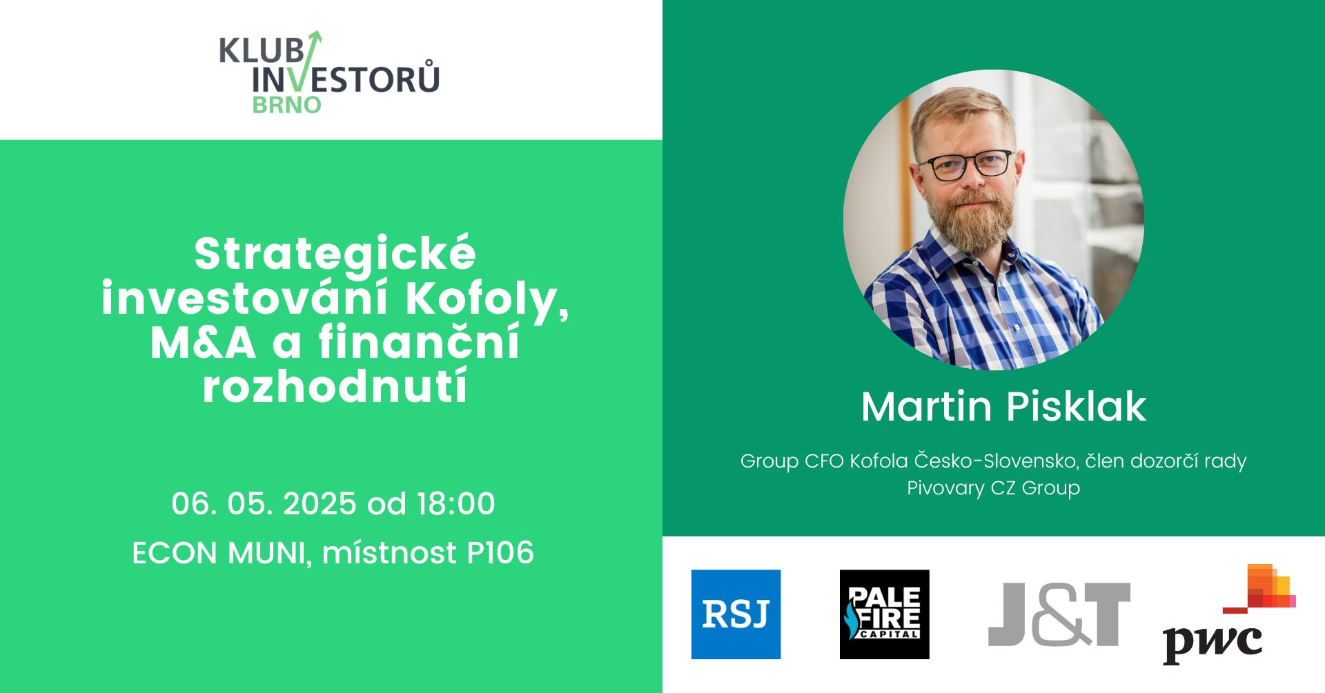 Strategické investování Kofoly, M&A a finanční rozhodnutí