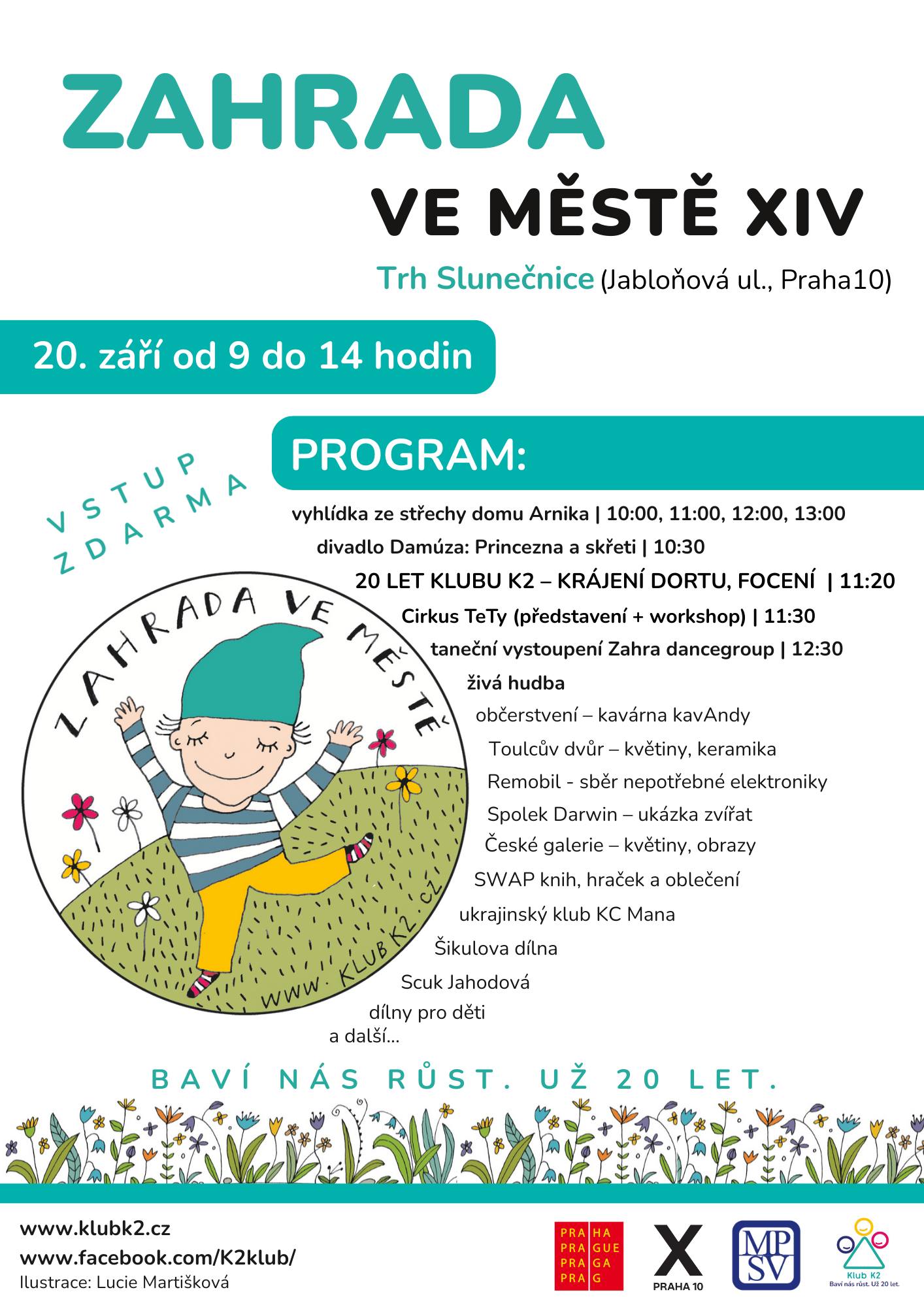 Zahrada ve městě XIV – Oslava 20 let Klubu K2