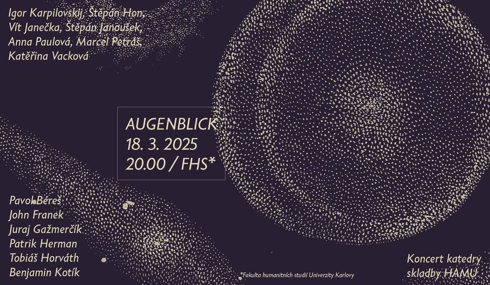 AUGENBLICK | koncert katedry skladby