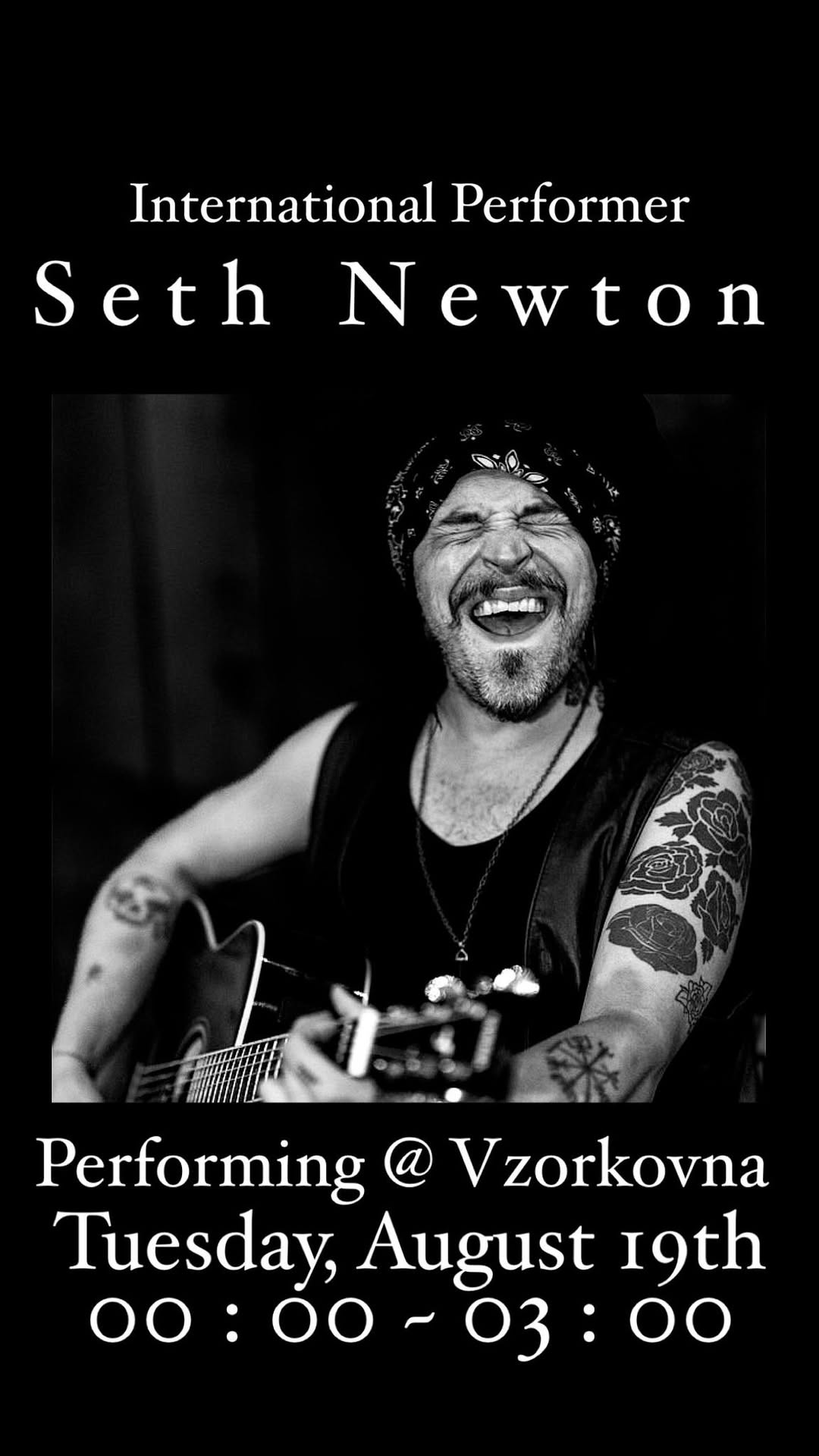 Seth Newton *LIVE* @ VZORKOVNA!