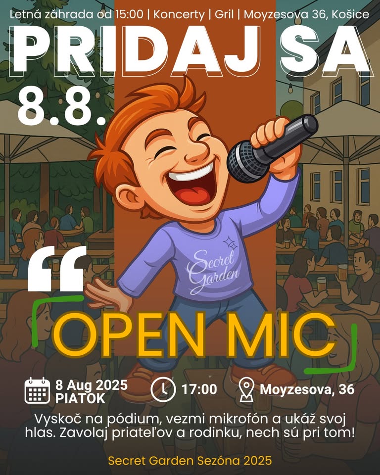 OPEN MIC v centre Košíc