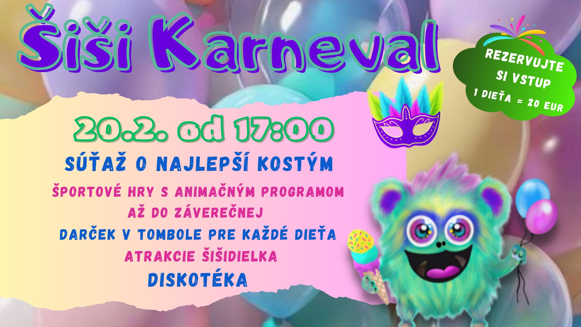 Šiši karneval 🎉🕺🏻