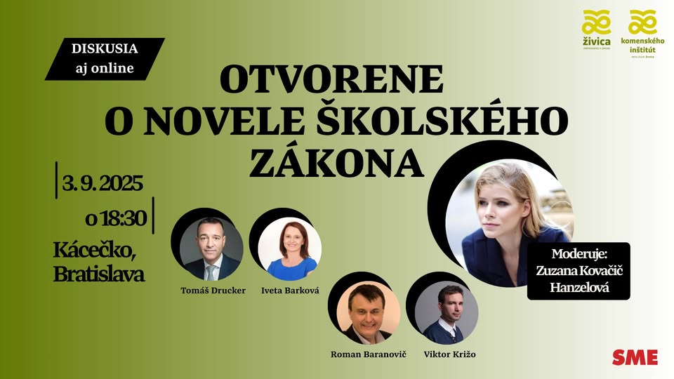 Otvorene o novele školského zákona