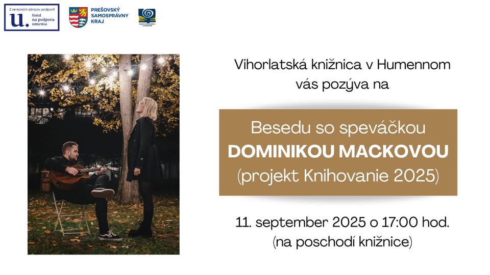 Beseda s Dominikou Mackovou