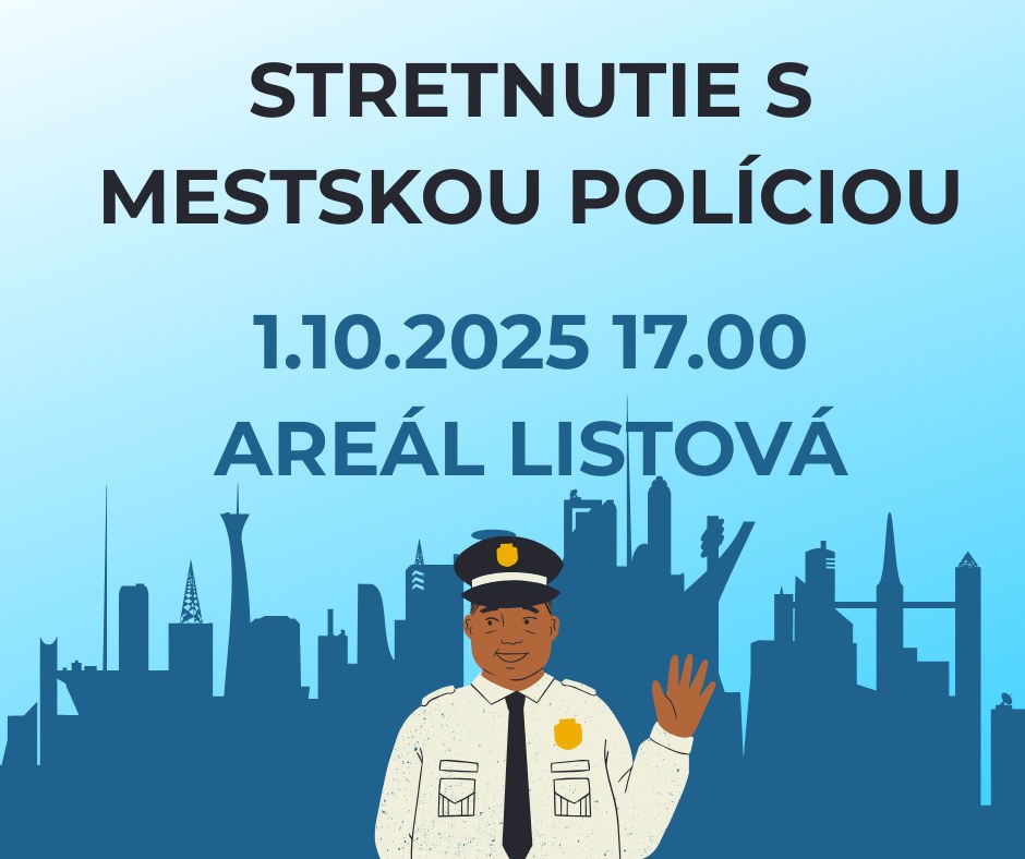 Bezpečnosť v Prievoze - stretnutie s mestskou políciou