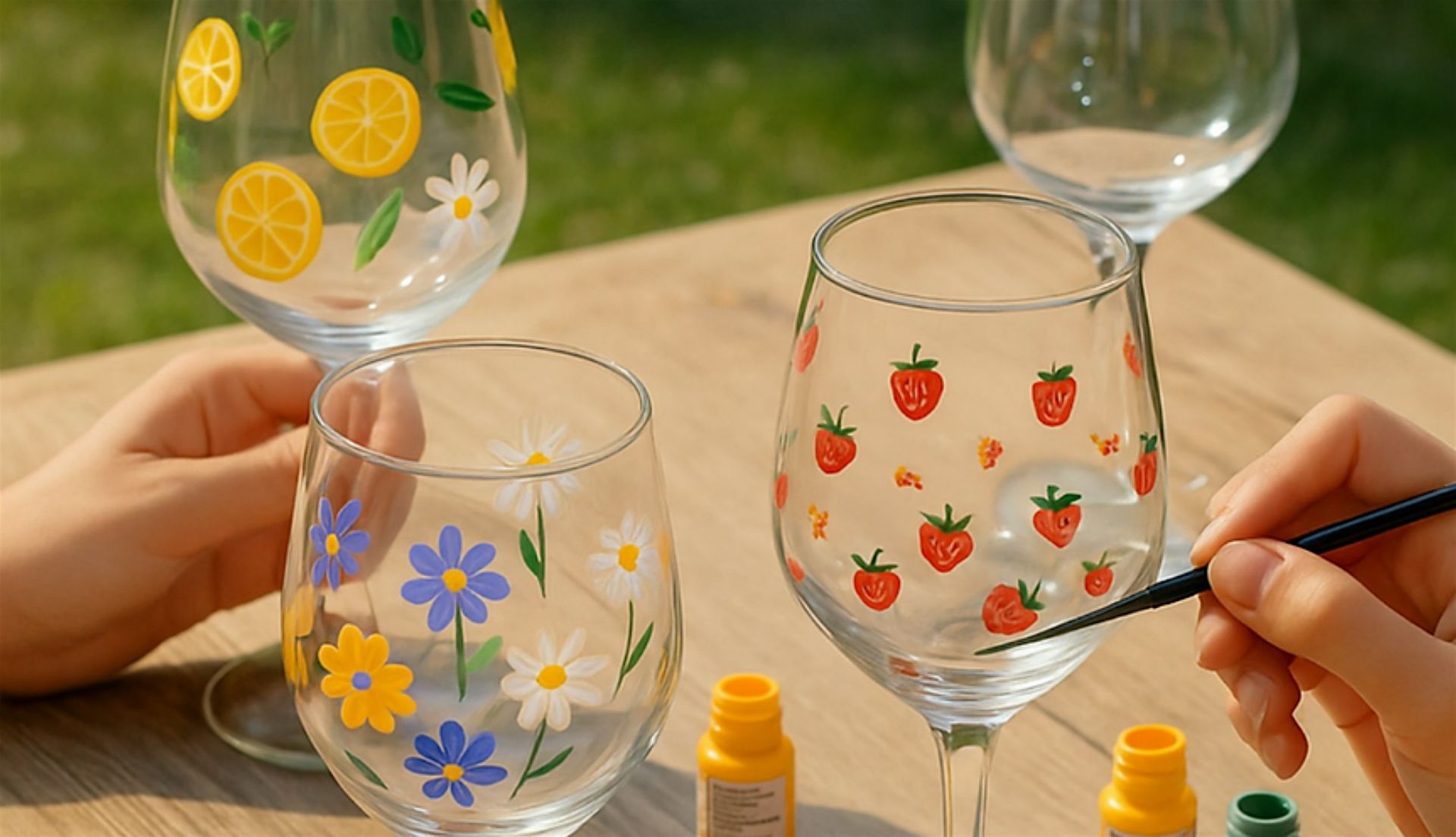 Sip & Paint - Wine Glass Painting Workshop