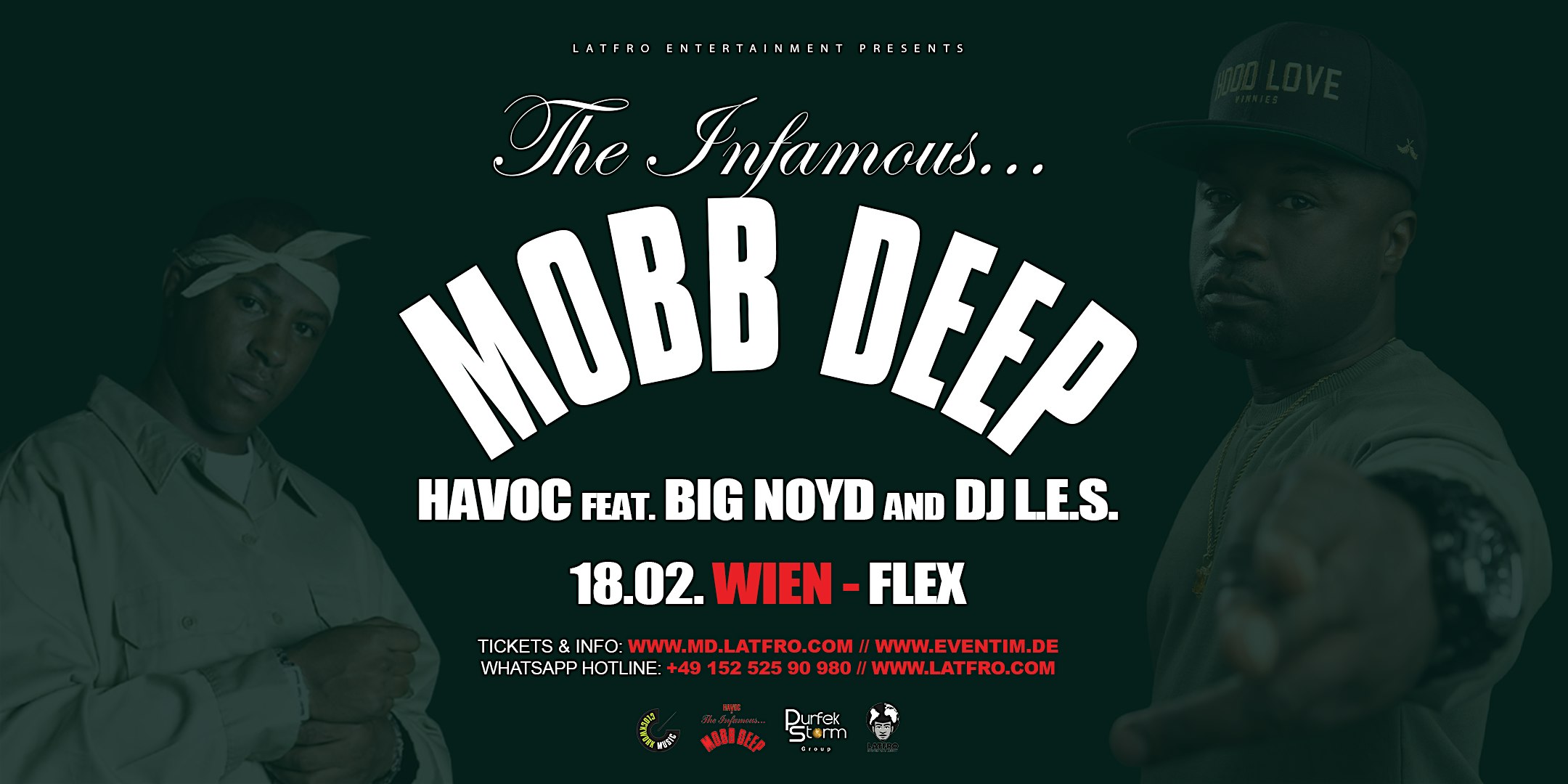 Mobb Deep (Havoc, Big Noyd, DJ.L.E.S.) Live in Vienna
