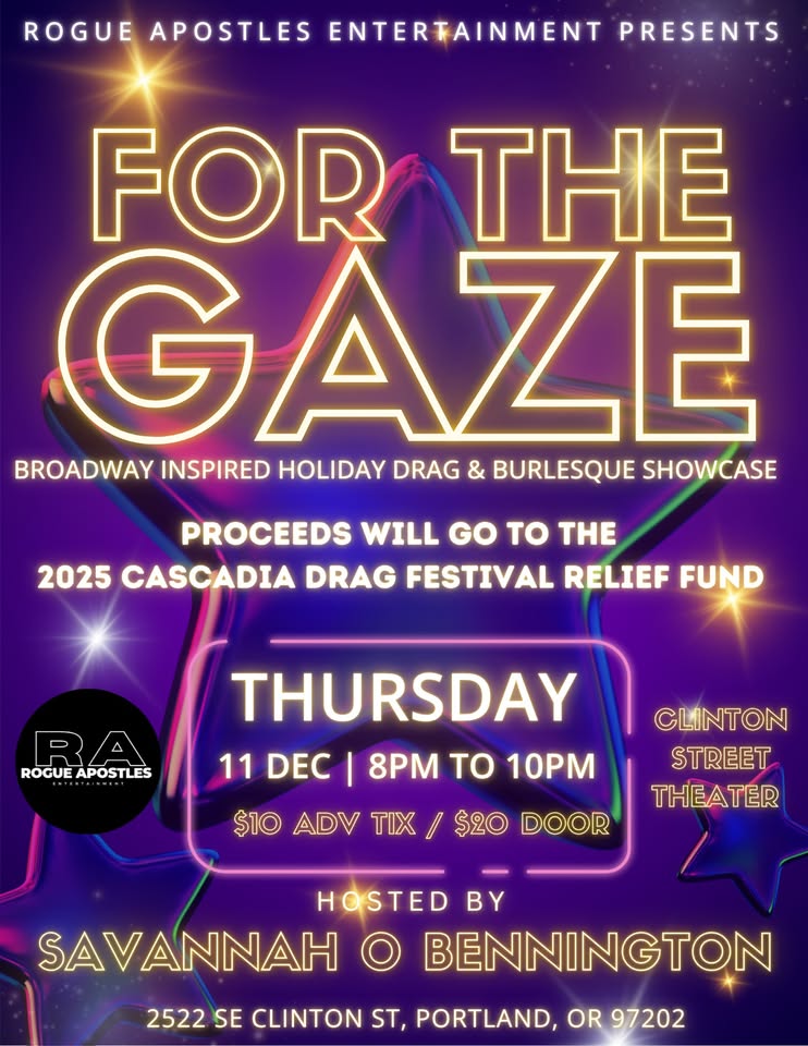 For The Gaze Broadway Inspired Drag & Burlesque Showcase