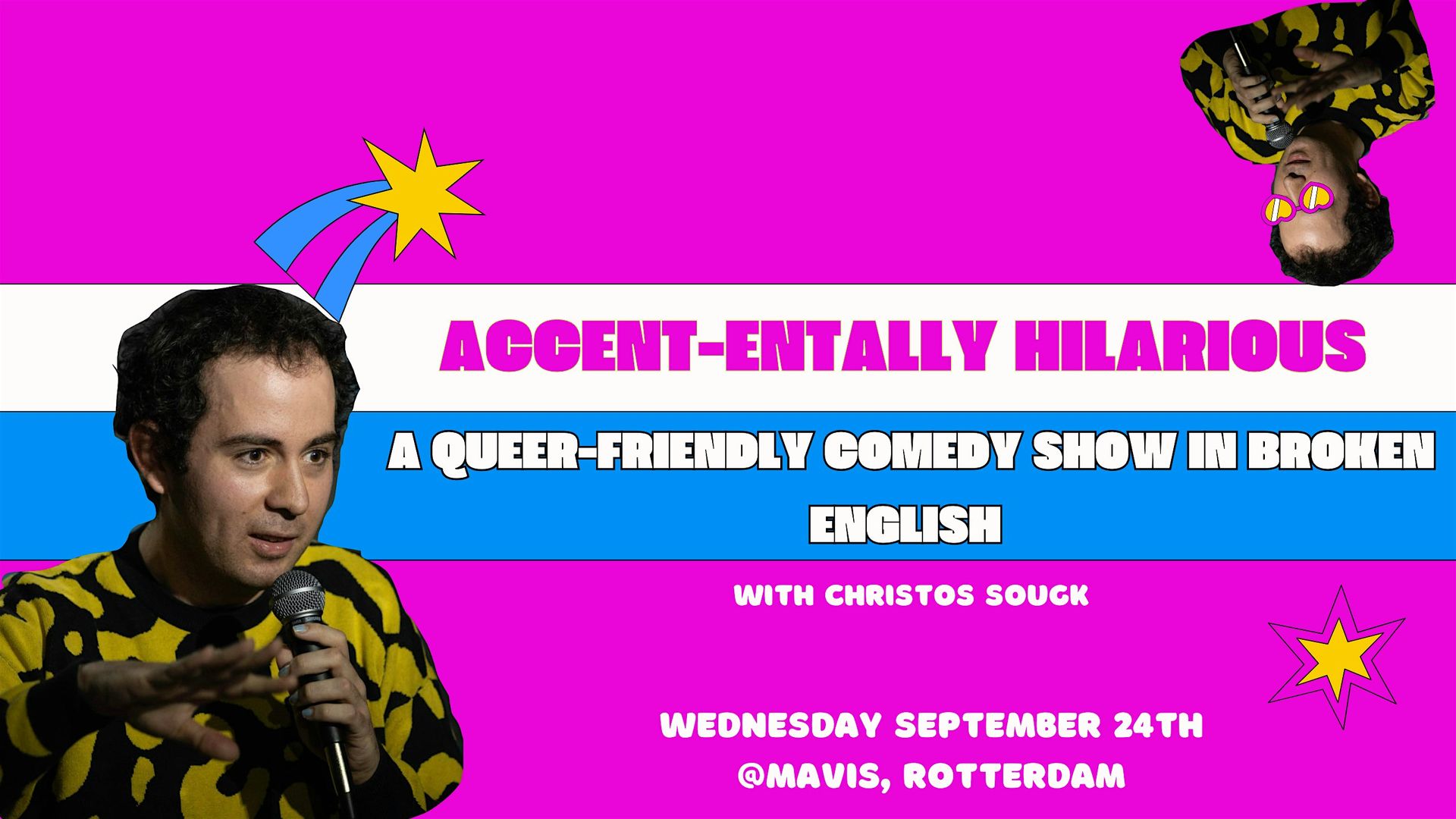 Accent-entally Hilarious: COMEDY SPECIAL IN  ROTTERDAM