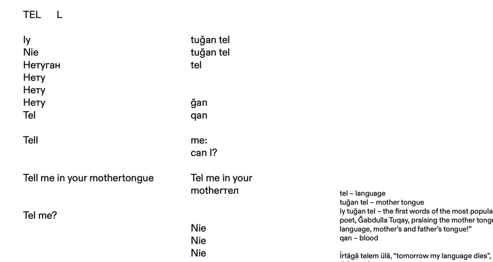 Dinara Rasuleva, Book Launch for Lostlingual