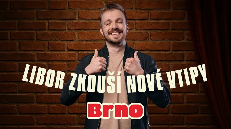Libor zkouší nové vtipy v Brně