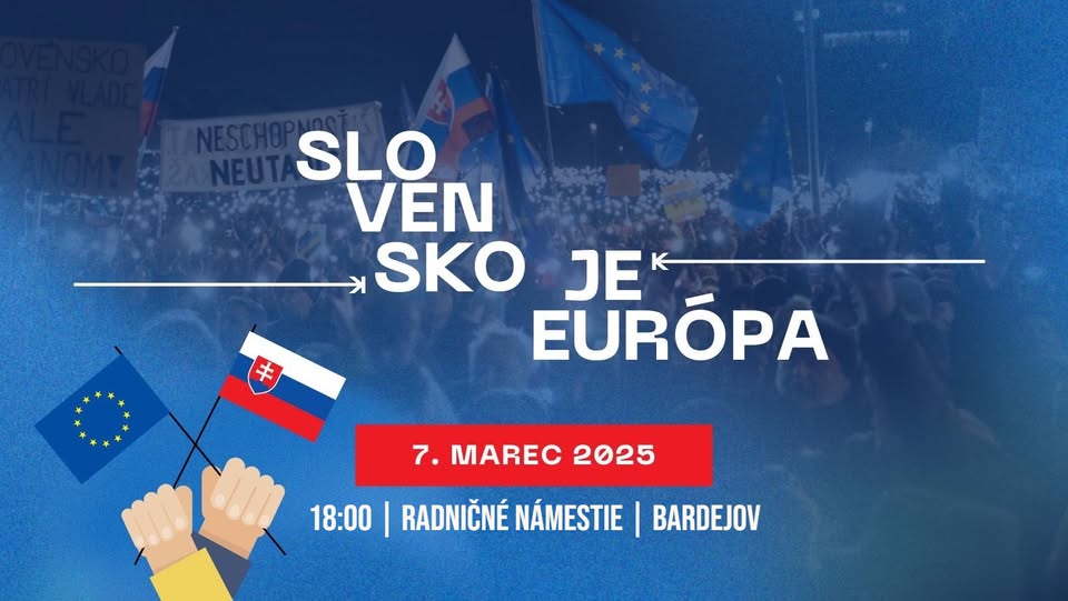 SLOVENSKO JE EURÓPA - BARDEJOV