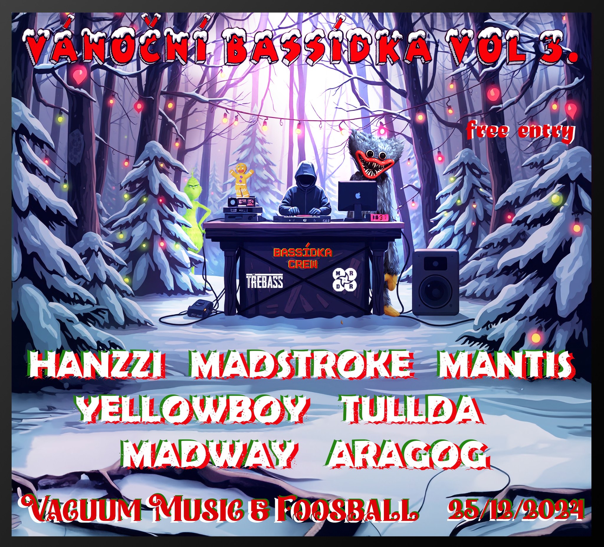 Vánoční BASSídka vol. 3 | VACUUM | 25.12.2024