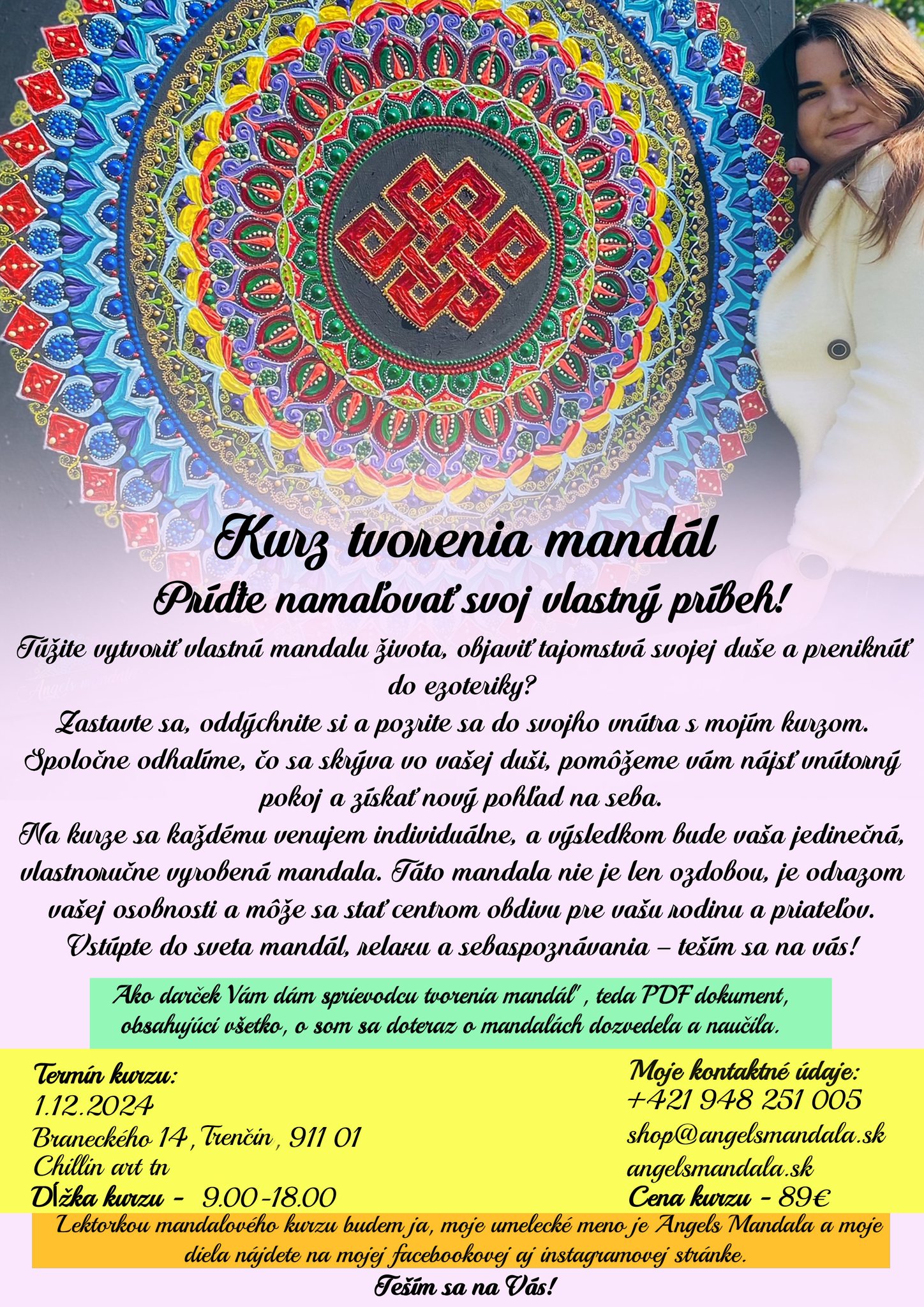 Kurz tvorenia mandál - Príďte namaľovať svoj vlastný príbeh!