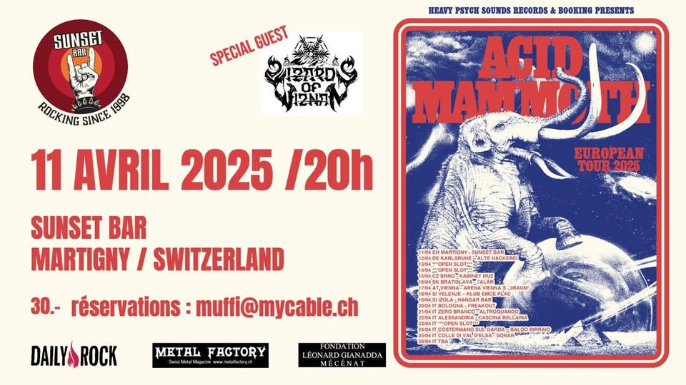 Acid Mammoth/Wizards Of Wiznan @Sunset