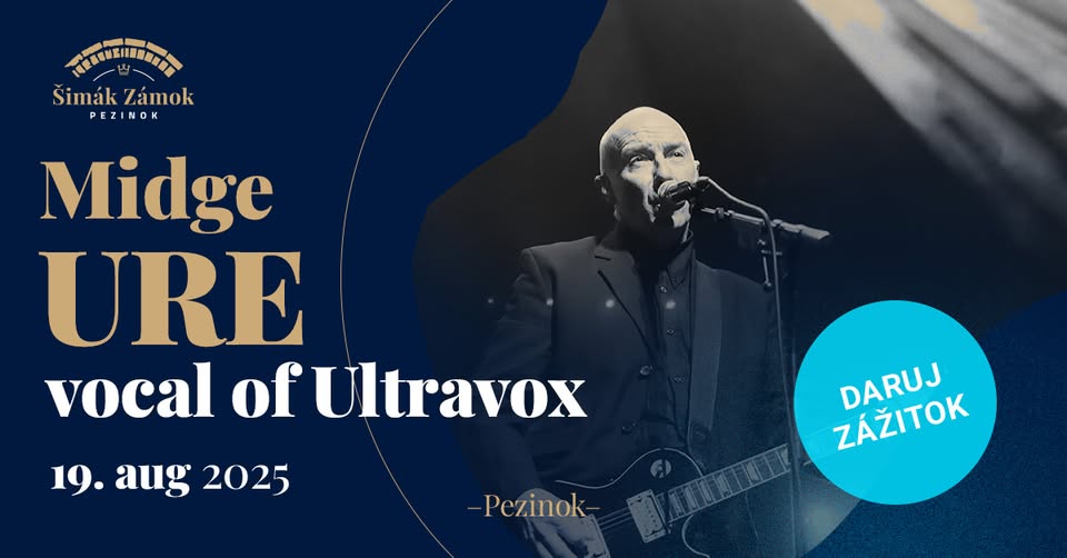 Midge Ure vocal of ULTRAVOX na zámku
