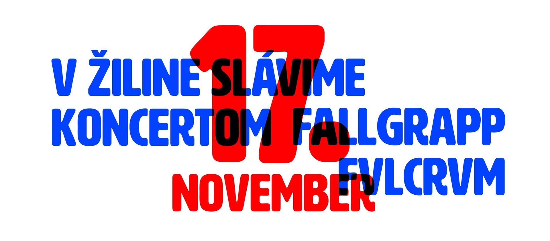 17. NOVEMBER V ŽILINE SLÁVIME! Koncertom Fallgrapp & Fvlcrvm!