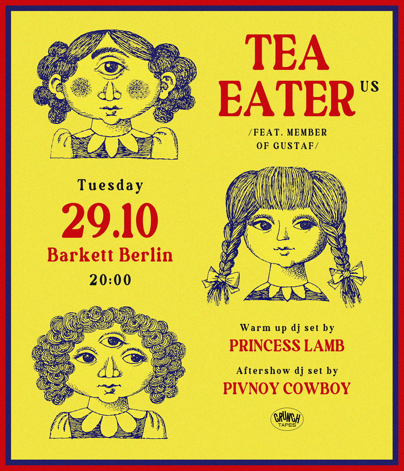 Tea Eater (US / feat. Gustaf member) @ Barkett Berlin